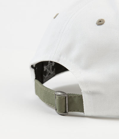 Thrasher Gonz Old Timer Cap - White / Olive