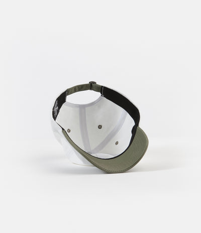 Thrasher Gonz Old Timer Cap - White / Olive