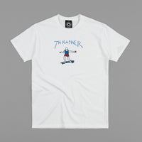 Thrasher Gonz T-Shirt - White / Blue thumbnail
