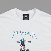 Thrasher Gonz T-Shirt - White / Blue thumbnail
