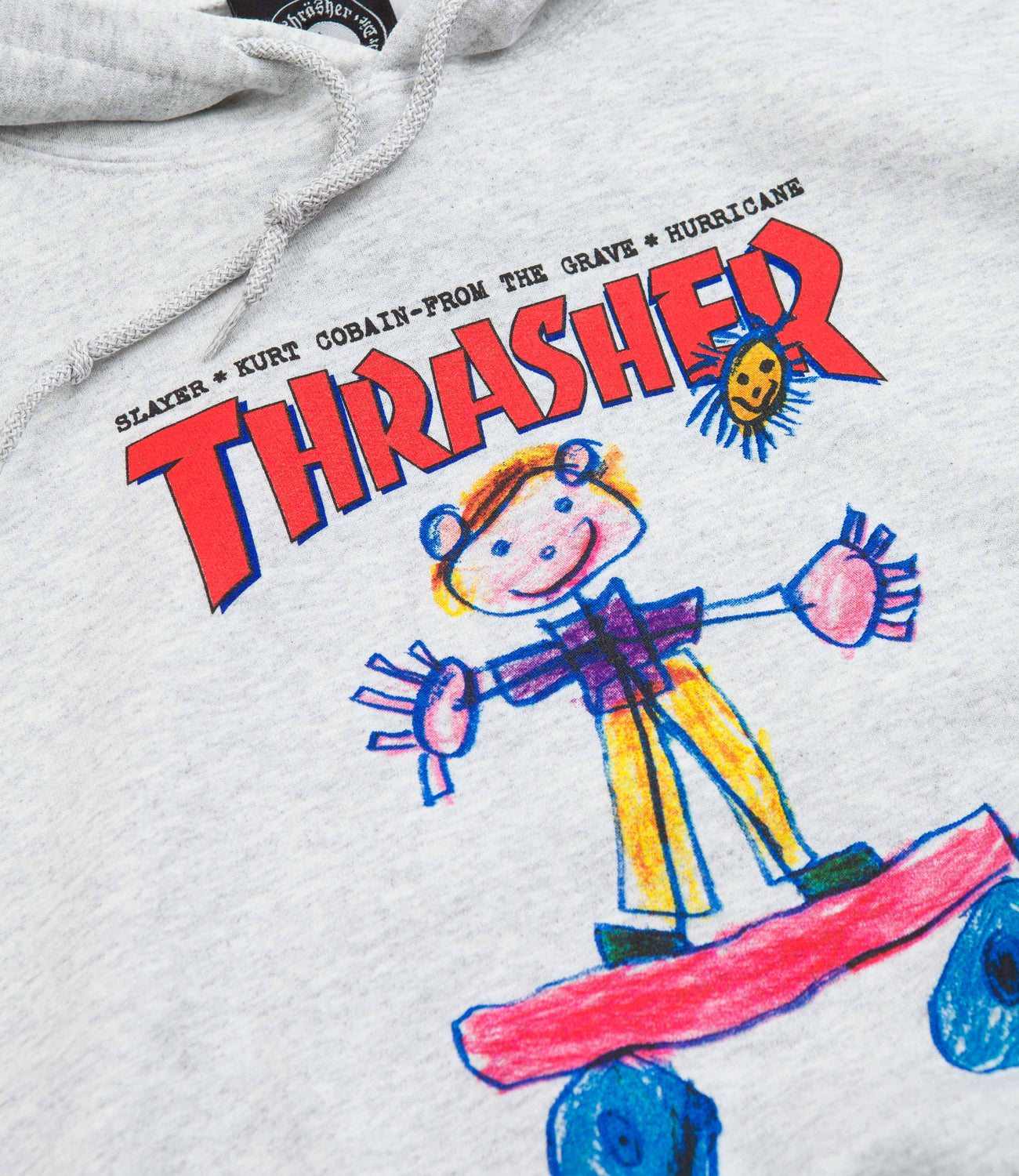 Thrasher - SWEAT À CAPUCHE REGULAR FIT SÉRIGRAPHIÉ GREY THRASHER Thrasher - SWEAT À CAPUCHE REGULAR FIT SÉRIGRAPHIÉ GREY THRASHER