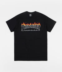 Thrasher Scorched Outline T-Shirt - Black