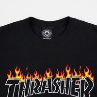 Thrasher Scorched Outline T-Shirt - Black thumbnail