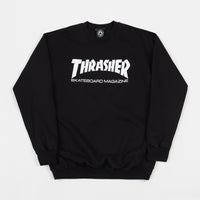 Thrasher Skate Mag Crewneck Sweatshirt - Black thumbnail