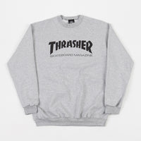 Thrasher Skate Mag Crewneck Sweatshirt - Heather Grey thumbnail