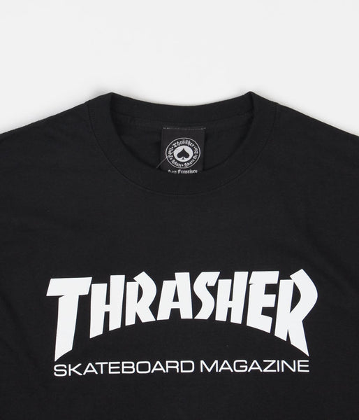 Thrasher Skate Mag Long Sleeve T-Shirt - Black | Flatspot