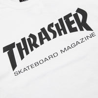 Thrasher Skate Mag Long Sleeve T-Shirt in White thumbnail
