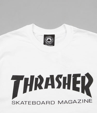 Thrasher Skate Mag Long Sleeve T-Shirt in White