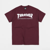 Thrasher Skate Mag T-Shirt - Maroon thumbnail