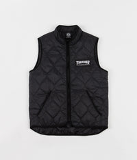 Thrasher Skate Mag Vest Jacket - Black