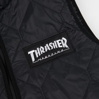 Thrasher Skate Mag Vest Jacket - Black thumbnail