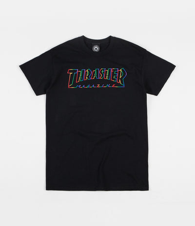 Thrasher Spectrum T-Shirt - Black
