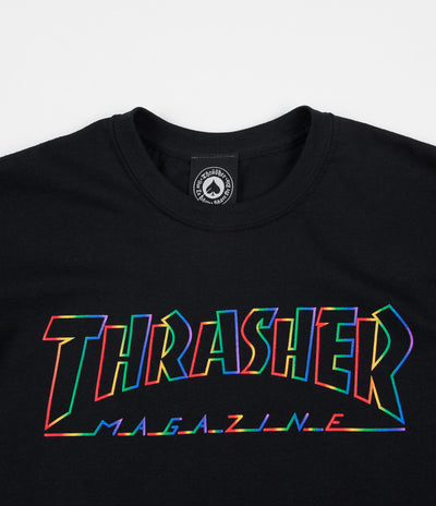 Thrasher Spectrum T-Shirt - Black