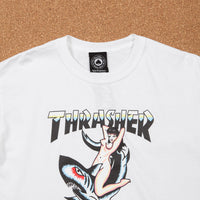 Thrasher Tattoo Long Sleeve T-Shirt - White thumbnail