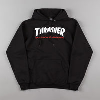 Thrasher Two Tone Skate Mag Hooded Sweatshirt - Black thumbnail