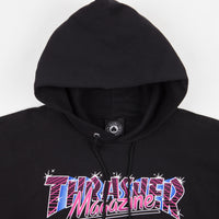Thrasher Vice Logo Hoodie - Black thumbnail