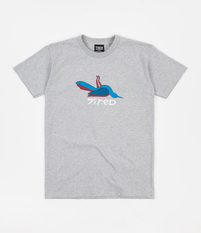 Tired Birds T-Shirt - Heather Grey