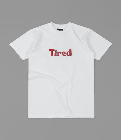Tired Bloody Tired T-Shirt - White