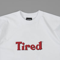 Tired Bloody Tired T-Shirt - White thumbnail