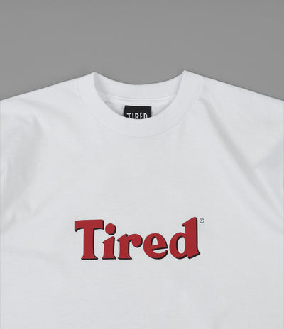 Tired Bloody Tired T-Shirt - White