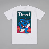 Tired Cat Call T-Shirt - White thumbnail