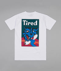 Tired Cat Call T-Shirt - White