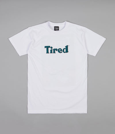 Tired Cat Call T-Shirt - White