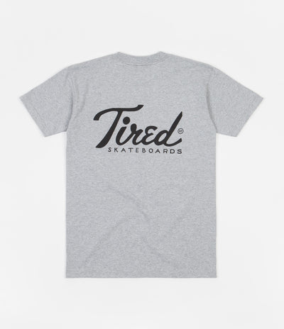 Tired Cherise Pocket T-Shirt - Heather Grey