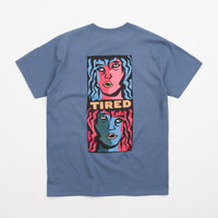 Tired Double Vision T-Shirt in Blue thumbnail