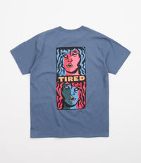 Tired Double Vision T-Shirt in Blue