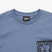 Tired Double Vision T-Shirt in Blue thumbnail