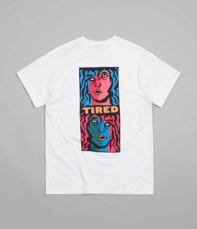 Tired Double Vision T-Shirt - White