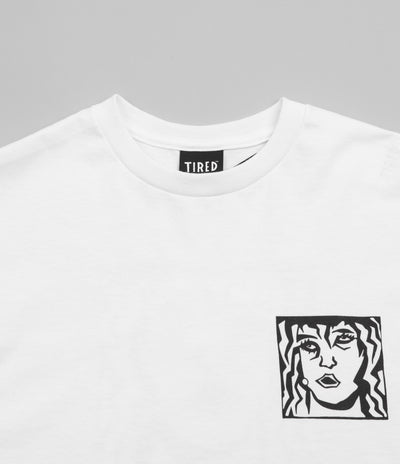 Tired Double Vision T-Shirt - White
