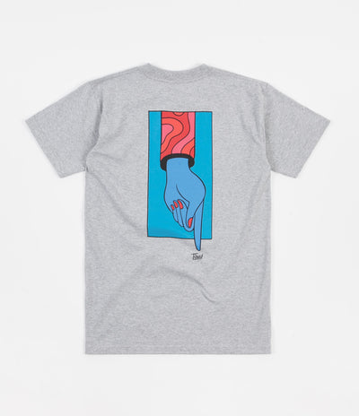 Tired Finger T-Shirt - Heather Grey