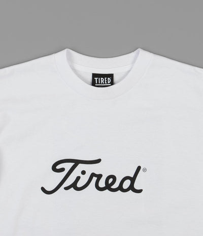 Tired Golf T-Shirt - White | Flatspot