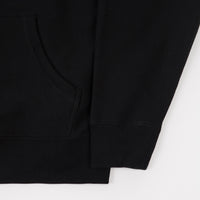 Tired Long T Logo Hoodie - Black thumbnail