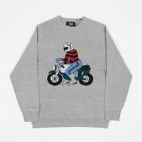 Tired Moto Knit Sweatshirt - Grey thumbnail