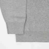 Tired Moto Knit Sweatshirt - Grey thumbnail