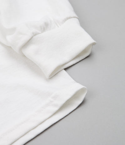 Tired Moto Sport Long Sleeve T-Shirt - White