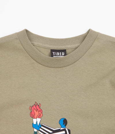 Tired Oh Hell No T-Shirt - Sage