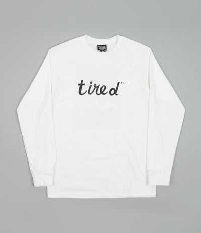 Tired Sad Karen Long Sleeve T-Shirt - White