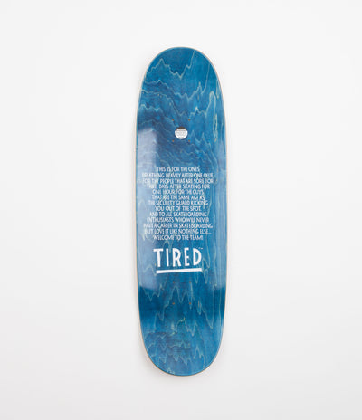 Tired The Rounders Chuck Shape Deck - 9.375"