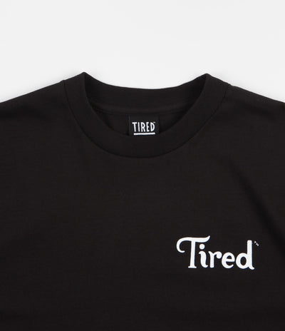 Tired Tired As Hell Long Sleeve T-Shirt - Black