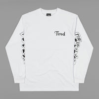 Tired Tired As Hell Long Sleeve T-Shirt - White thumbnail