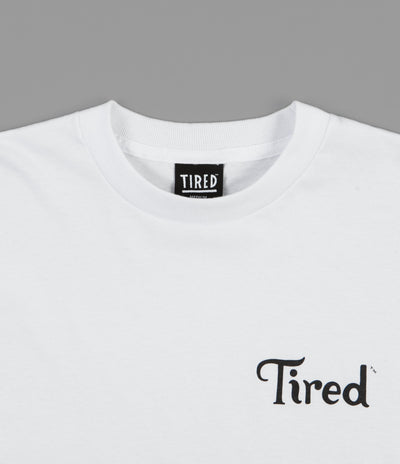 Tired Tired As Hell Long Sleeve T-Shirt - White
