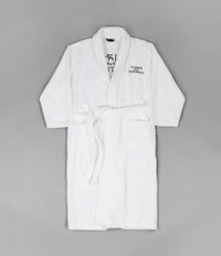 Tired x Thrasher T&D Bath Robe - White