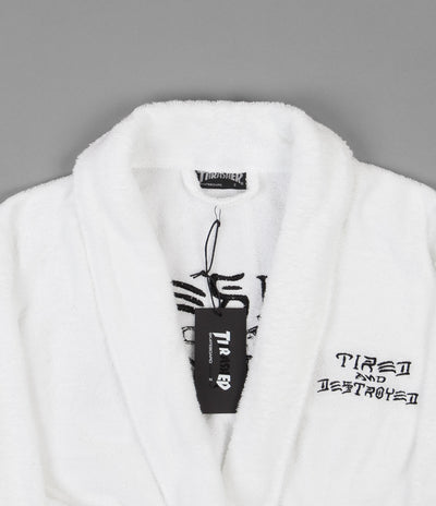 Tired x Thrasher T&D Bath Robe - White