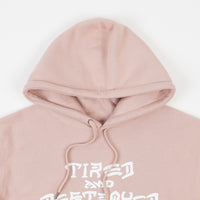 Tired x Thrasher T&D Hoodie - Washed Pink thumbnail