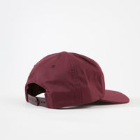 Tired x Thrasher T&D Unconstructed 5 Panel Cap - Maroon thumbnail
