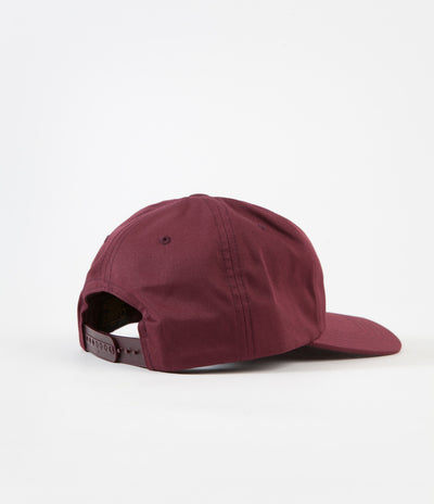 Tired x Thrasher T&D Unconstructed 5 Panel Cap - Maroon